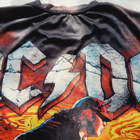 AC/DC Hells Bells Polyester Graphic T-shirt Size 3XL - Picture 7 of 9